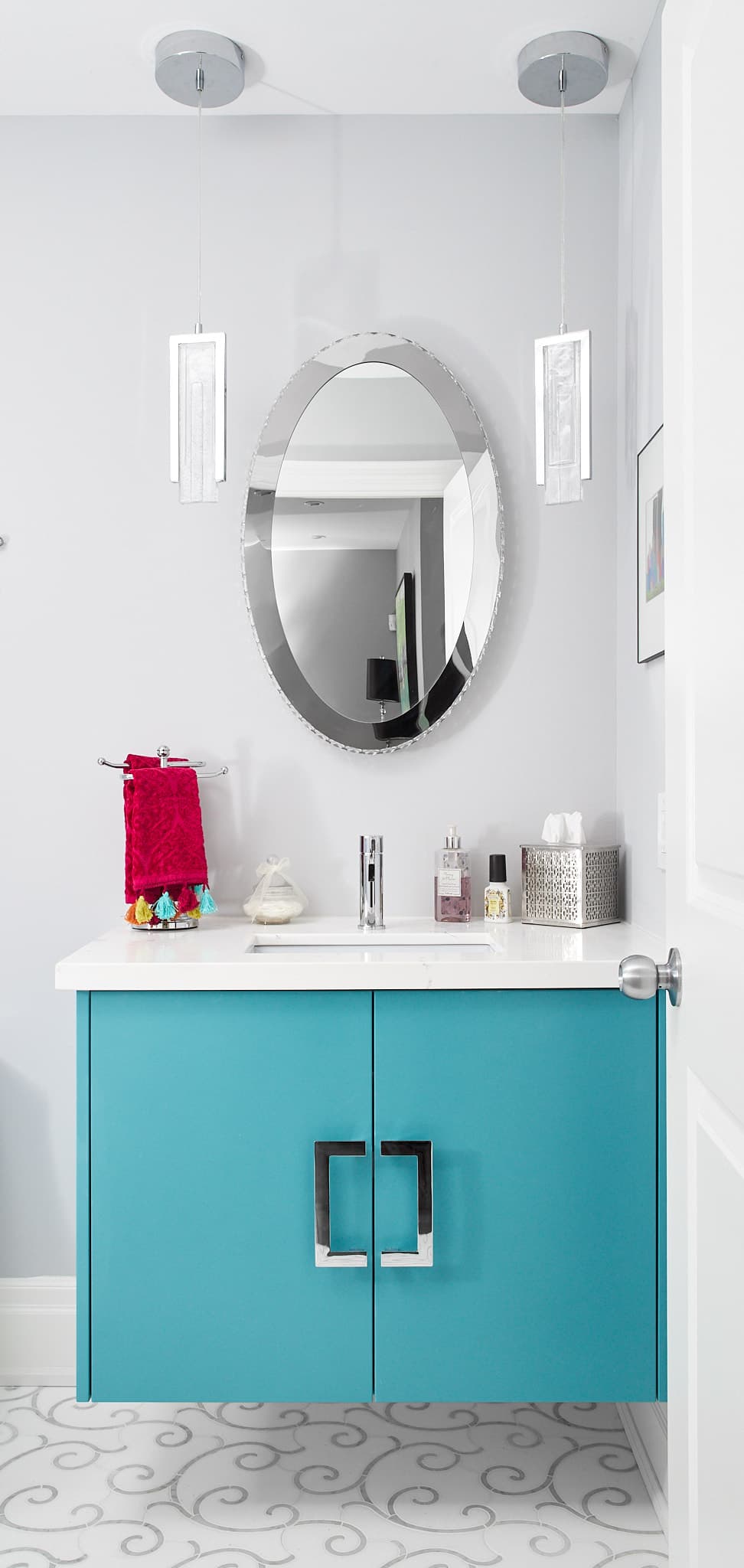 Bathroom detail by Harbour Kitchens — Mississauga