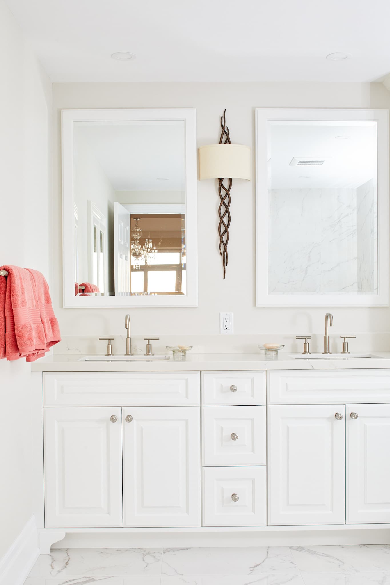 Shower and vanity renovation by Harbour Kitchens