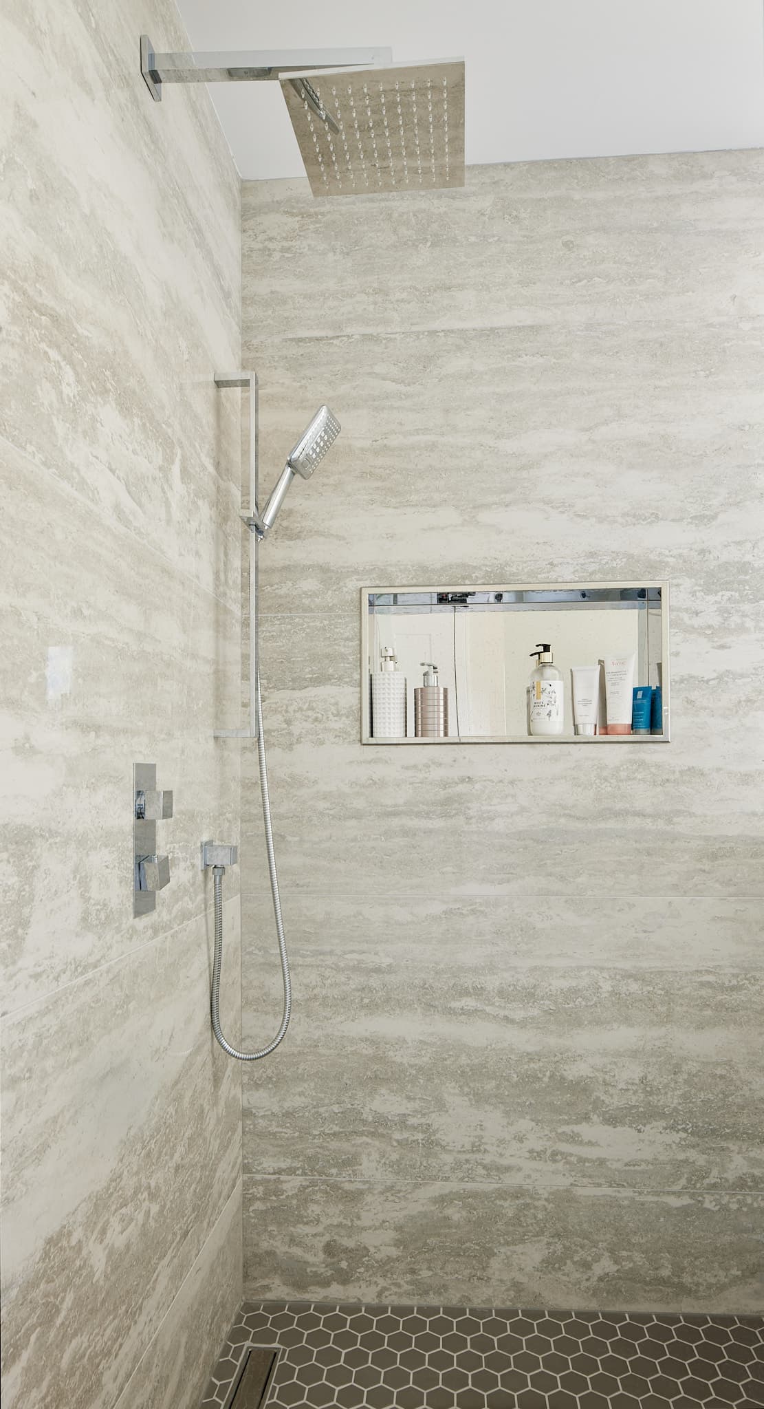 Bathroom tilework by Harbour Kitchens