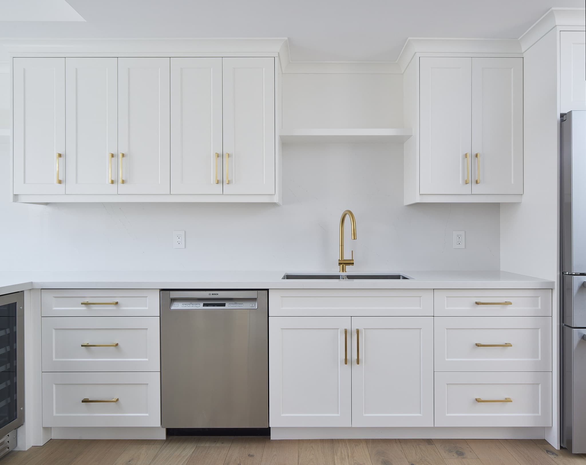 Kitchen renovation panorama by Harbour Kitchens