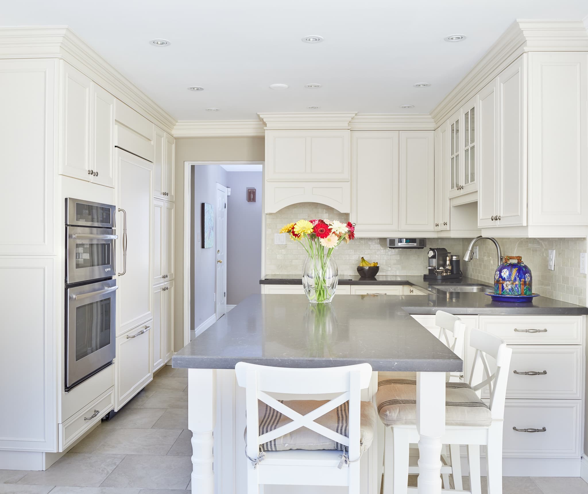 Kitchen panorama by Harbour Kitchens — full room view
