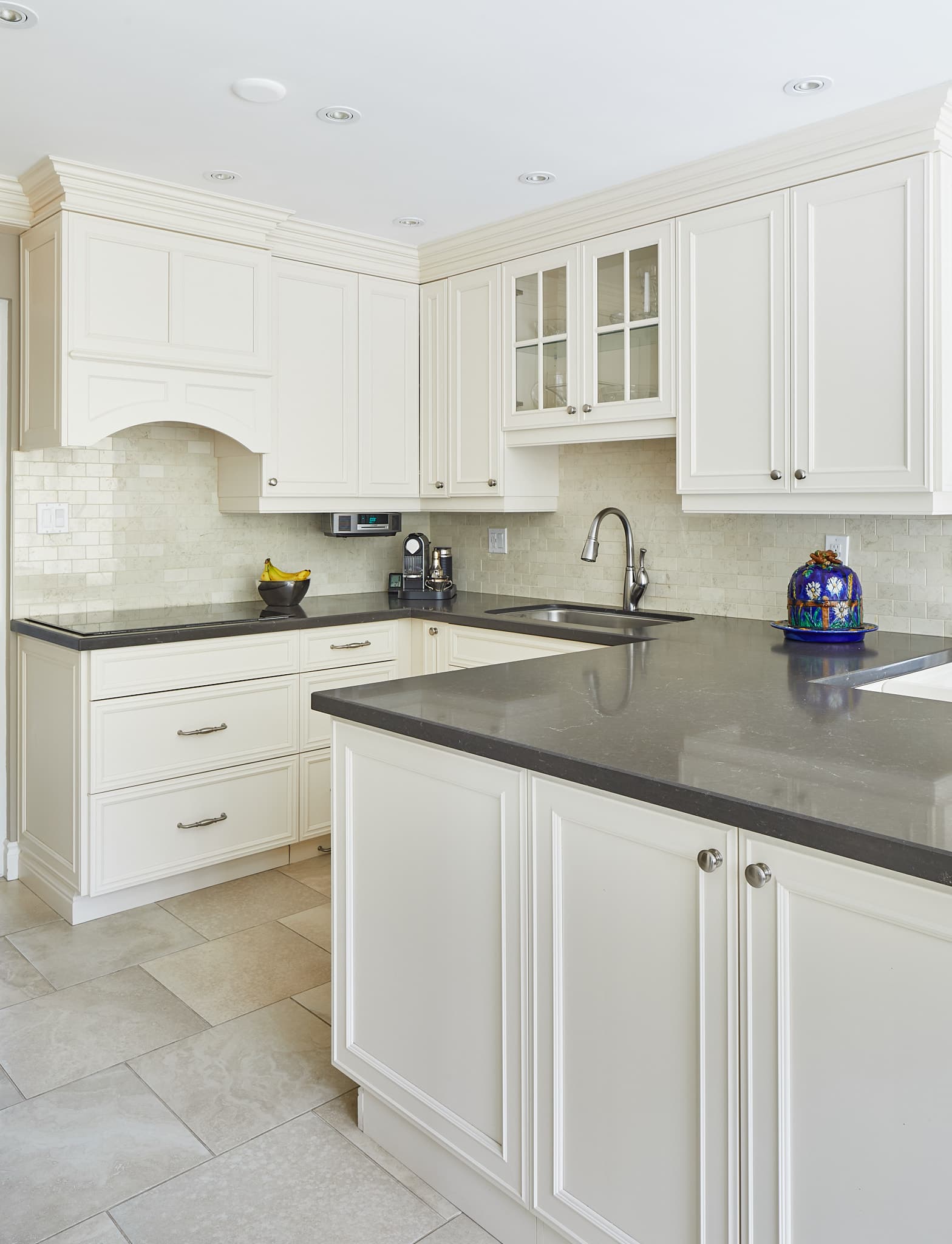 Kitchen renovation with custom millwork by Harbour Kitchens