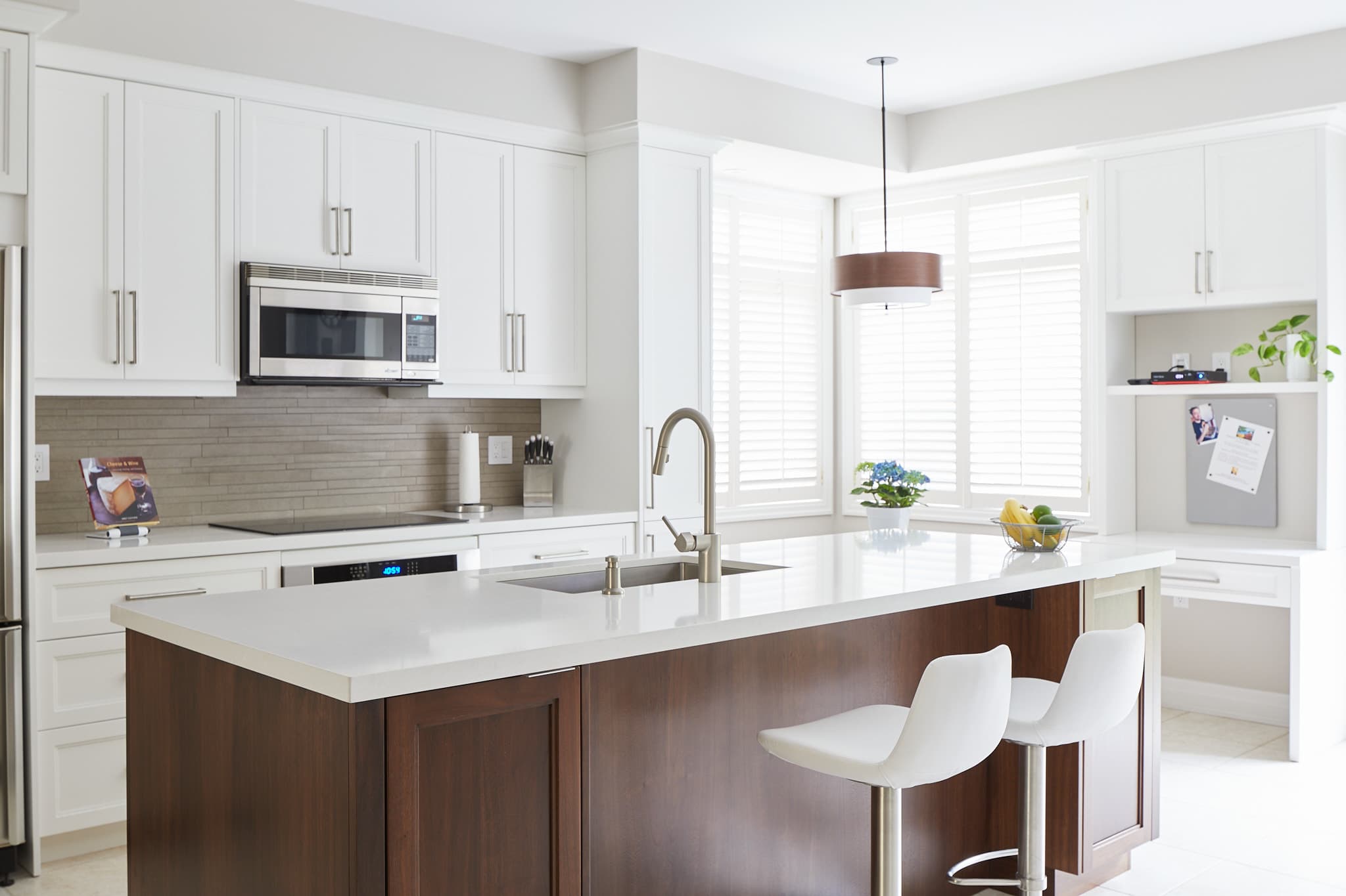 Kitchen cabinetry and countertops by Harbour Kitchens