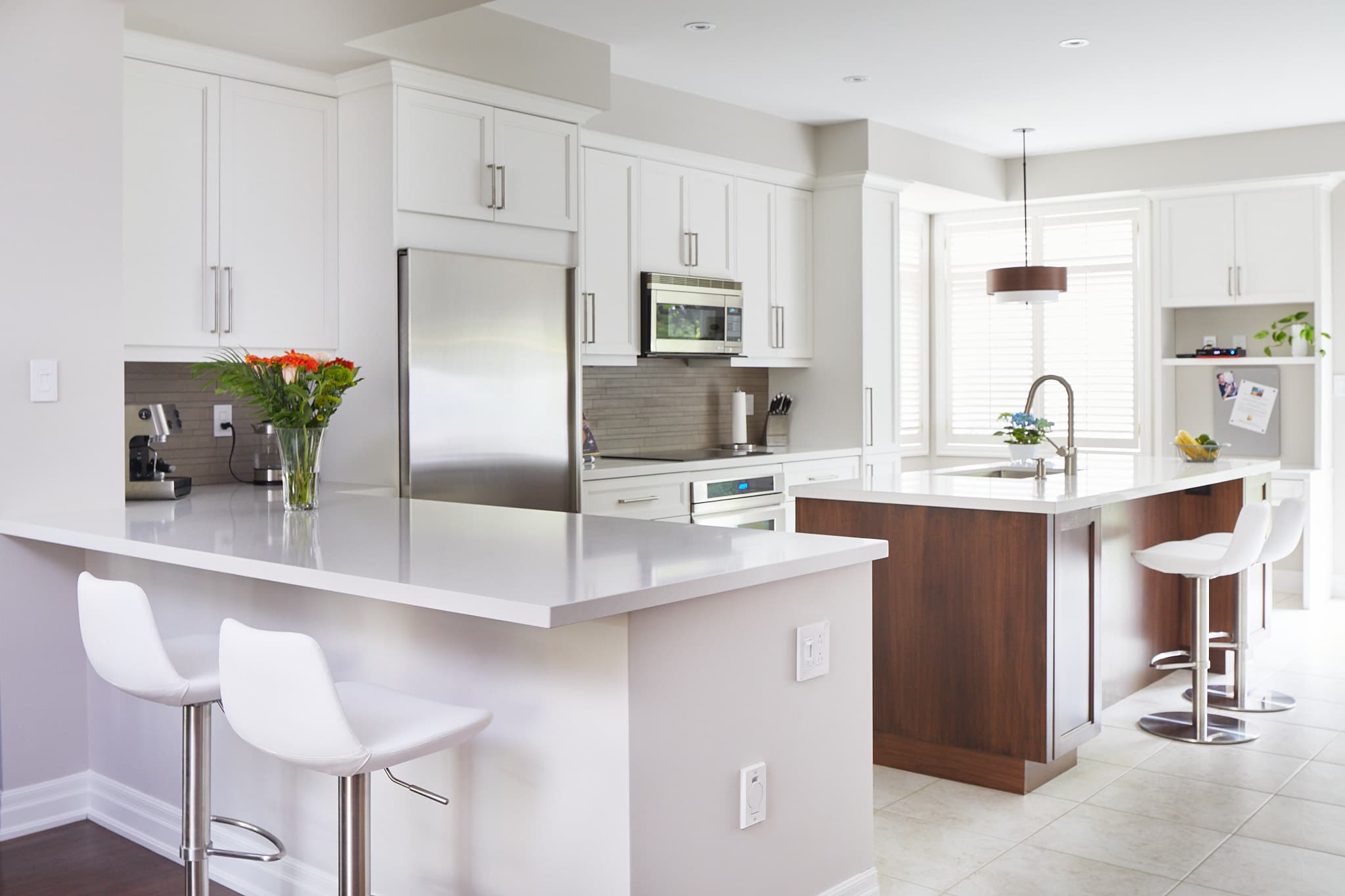 Kitchen lighting and finishes by Harbour Kitchens